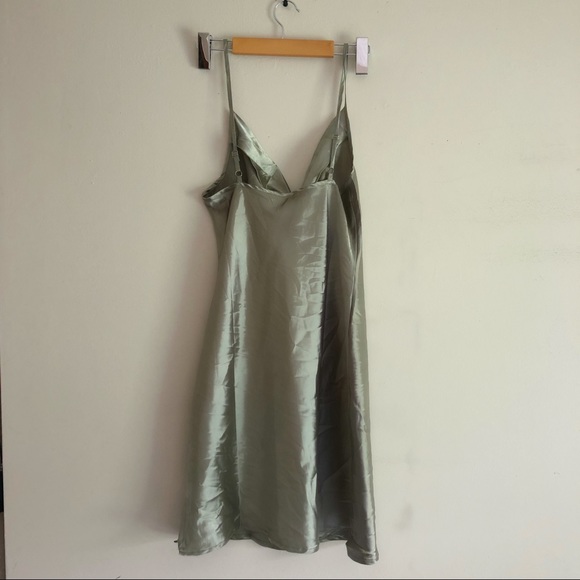 Size M, SHEIN, Satin Cowl Neck Dress - Picture 2 of 6